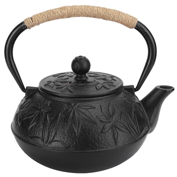 0.6L Japanese Iron Tea Pot Kettle with Strainer Boiling Water Tea Pot Maple Leaf Style Cast Iron Teapot Home Kitchen Teaware
0.6L Japanese Iron Tea Pot Kettle with Strainer Boiling Water Tea Pot Maple Leaf Style Cast Iron Teapot Home Kitchen Teaware