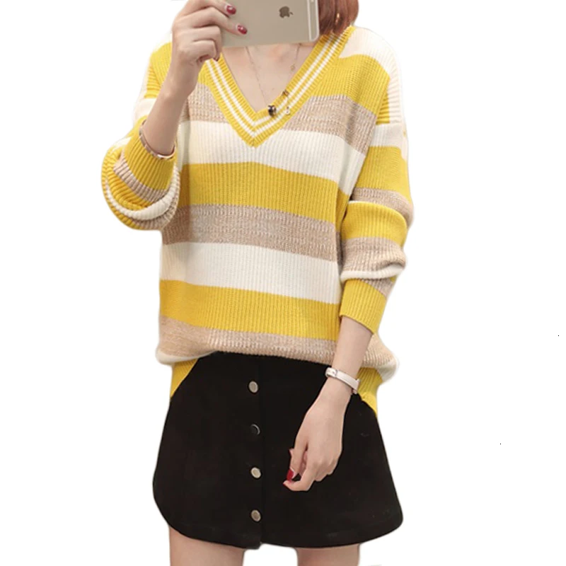 Reindeer Winter Women Trui Hot Bottom Tops Fashion Stripped V -neck Loose Used Pull Trui Women Truien CM749
Reindeer Winter Women Trui Hot Bottom Tops Fashion Stripped V -neck Loose Used Pull Trui Women Truien CM749