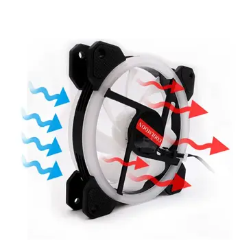 LED RGB Computer Cooling Fan 120mm Remote Control PC Gaming Case Silent Cooler 95AD
LED RGB Computer Cooling Fan 120mm Remote Control PC Gaming Case Silent Cooler 95AD