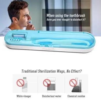 Toothbrush Sterilizer Detoxification Portable Case Sterilizer Box For Travel Toothbrush Storage Light Case UV Antibacteria X9O8
Toothbrush Sterilizer Detoxification Portable Case Sterilizer Box For Travel Toothbrush Storage Light Case UV Antibacteria X9O8