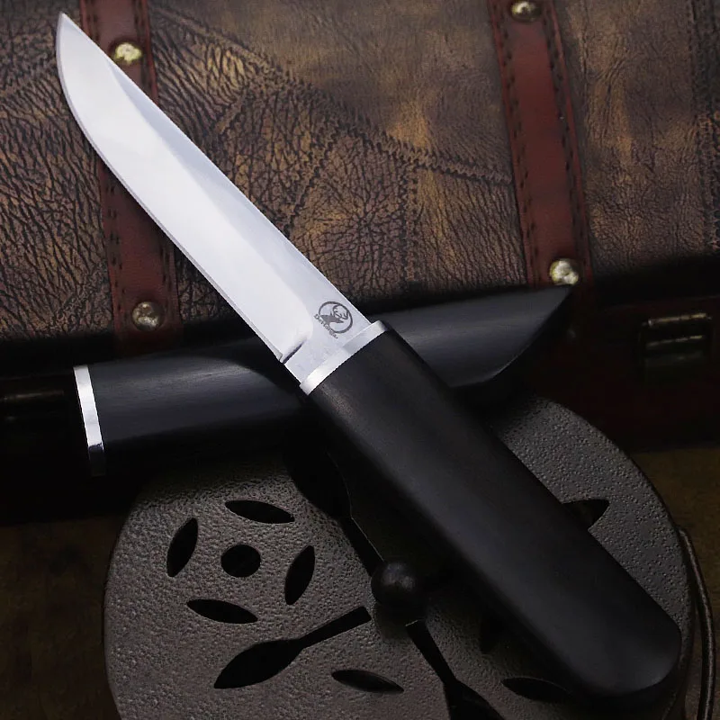 Dehong Japanese samurai D2 steel Blade Ebony sharp hunting knife high hardness jungle camping straight survival straight knife
Dehong Japanese samurai D2 steel Blade Ebony sharp hunting knife high hardness jungle camping straight survival straight knife