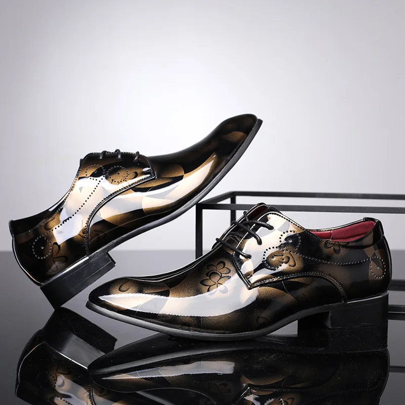 Men Formal Dress Shoes Italian Designer Pattern Male Leather Wedding Mens Loafers Leather Chaussure Homme Bullock Shoes 38-48
Men Formal Dress Shoes Italian Designer Pattern Male Leather Wedding Mens Loafers Leather Chaussure Homme Bullock Shoes 38-48