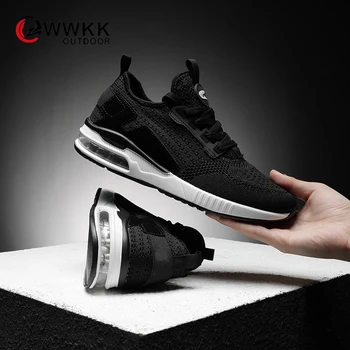 WWKK New Running Shoes for Men Jogging Sneakers for Men Air Sole Breathable Mesh Lace-up Outdoor Training Fitness Sport Shoes
WWKK New Running Shoes for Men Jogging Sneakers for Men Air Sole Breathable Mesh Lace-up Outdoor Training Fitness Sport Shoes