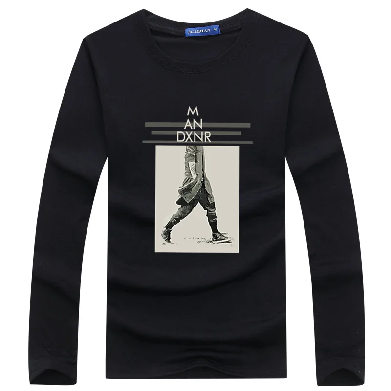 LOSSKY Korean Trend Men T-Shirt Character Pattern Print Men Top Tees O-Neck Long Sleeve Casual Tops Big Size Loose Male Clothing
LOSSKY Korean Trend Men T-Shirt Character Pattern Print Men Top Tees O-Neck Long Sleeve Casual Tops Big Size Loose Male Clothing