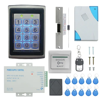 TZF005-04 RFID Keypad Access Control System Kit Door Lock 125KHz EM Card, Door Entry Access Control System Kit Password Host Con
TZF005-04 RFID Keypad Access Control System Kit Door Lock 125KHz EM Card, Door Entry Access Control System Kit Password Host Con