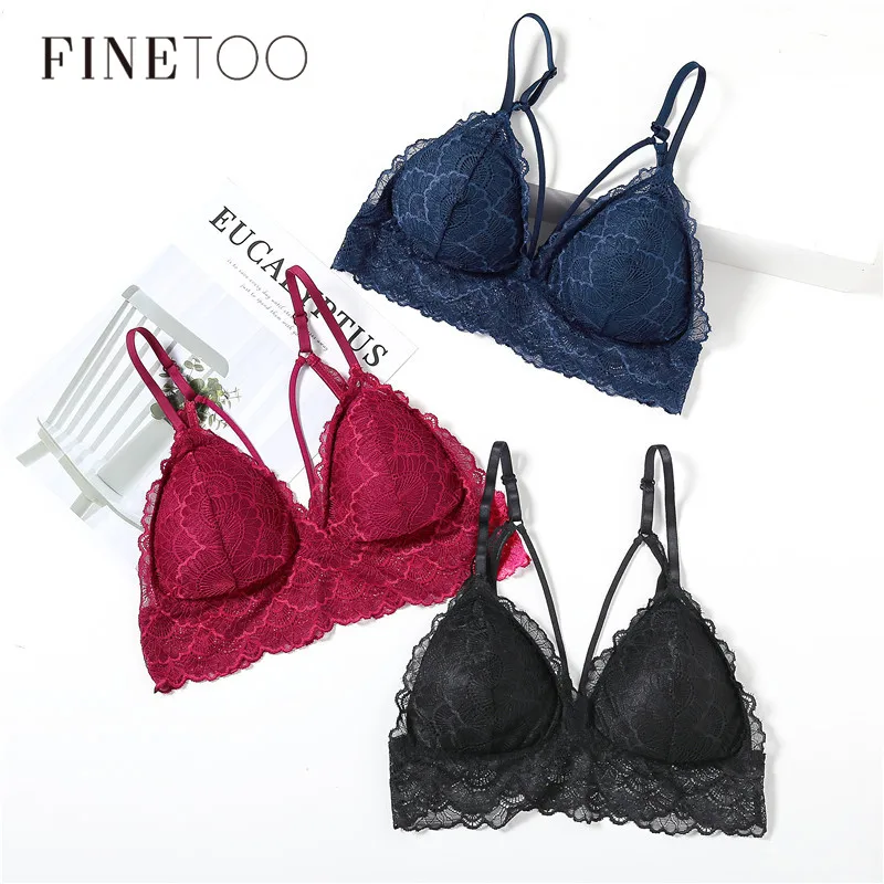 Sexy Backless Lace Bralette Deep V Lace Women Bra French Style Bralette Wireless Thin Underwear Sexy Lingerie Girls 3/4 Cup Bras
Sexy Backless Lace Bralette Deep V Lace Women Bra French Style Bralette Wireless Thin Underwear Sexy Lingerie Girls 3/4 Cup Bras