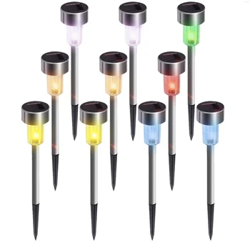 10Pcs Stainless Steel Solar Lights Outdoor Solar Powered Garden Lights Waterproof Yard Lights LED Lights Auto On/Off Lighting fo
10Pcs Stainless Steel Solar Lights Outdoor Solar Powered Garden Lights Waterproof Yard Lights LED Lights Auto On/Off Lighting fo