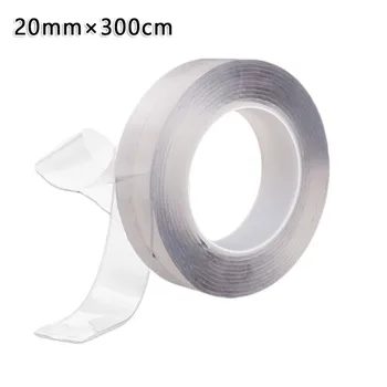 300/500cm Nano Double-sided Tape Washable Without Trace Tape Super Strong Adhesion Double-sided Tape 2*300cm,2*500cm
300/500cm Nano Double-sided Tape Washable Without Trace Tape Super Strong Adhesion Double-sided Tape 2*300cm,2*500cm