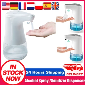 Automatic Soap Dispenser Spray Touchless Infrared IR Sensor Foam Shampoo Soap 75% alcohol Dispenser Hand Disinfection Machine 
Automatic Soap Dispenser Spray Touchless Infrared IR Sensor Foam Shampoo Soap 75% alcohol Dispenser Hand Disinfection Machine