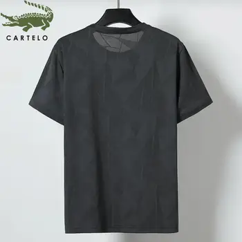 CARTELO T-shirt men summer new casual fashion wild round neck breathable comfortable sports short-sleeved T-shirt 
CARTELO T-shirt men summer new casual fashion wild round neck breathable comfortable sports short-sleeved T-shirt