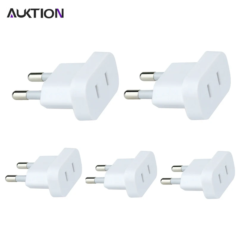 5PCS/Lot AUKTION US to EU Euro Plug Converter Adaptor With Security Door AC Power Adapter Travel Wall Charge Socket Adapter
5PCS/Lot AUKTION US to EU Euro Plug Converter Adaptor With Security Door AC Power Adapter Travel Wall Charge Socket Adapter