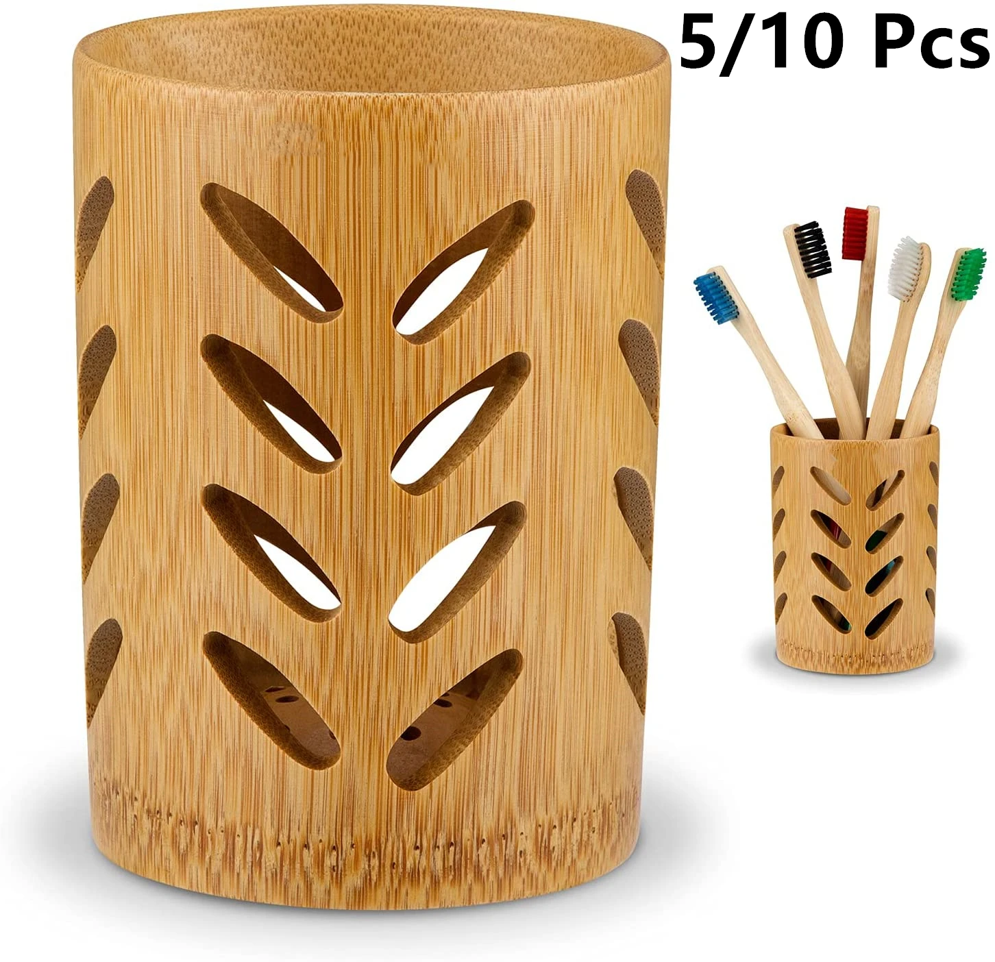 New style Bamboo Toothbrush Holder for Bathroom Toothbrush Cup with Drainage Quick Drying Cup air Circulation Toothpaste Holder
New style Bamboo Toothbrush Holder for Bathroom Toothbrush Cup with Drainage Quick Drying Cup air Circulation Toothpaste Holder