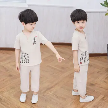 Chinese Style 2020 New Baby Boys Summer Clothes Newborn Children Clothing Sets For 2-10 Yrs Short Sleeve T Shirts +Shorts Suit
Chinese Style 2020 New Baby Boys Summer Clothes Newborn Children Clothing Sets For 2-10 Yrs Short Sleeve T Shirts +Shorts Suit