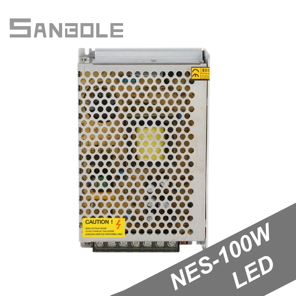 Switching Power Supply NES-100W 24V4.5A LED Wall Lamp 220V Change 12V8.5A For Led Strip Lights Source Transformer AC DC
Switching Power Supply NES-100W 24V4.5A LED Wall Lamp 220V Change 12V8.5A For Led Strip Lights Source Transformer AC DC