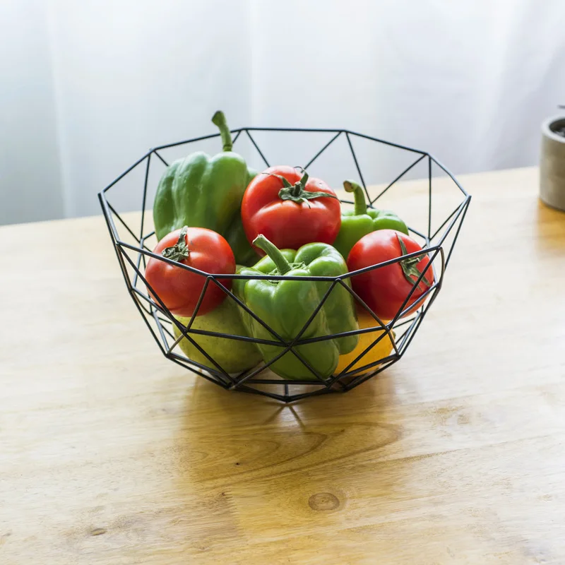 Northern European-Style Creative Iron Art Storage Basket Fruit Plate Hakka for Snacks Storage Basket Manufacturers Wholesale tie
Northern European-Style Creative Iron Art Storage Basket Fruit Plate Hakka for Snacks Storage Basket Manufacturers Wholesale tie