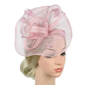 European Style Lady Retro Exaggerated High-end Hemp Hat Elegant Hat Strap Flower Feather Party Hat Hair Accessory
European Style Lady Retro Exaggerated High-end Hemp Hat Elegant Hat Strap Flower Feather Party Hat Hair Accessory