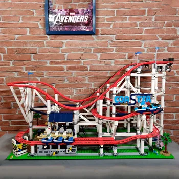 15039 Creator Amusement Park Roller Coaster Extreme Speed Model Building Block 4619pcs Bricks Toys Gift 10261 
15039 Creator Amusement Park Roller Coaster Extreme Speed Model Building Block 4619pcs Bricks Toys Gift 10261