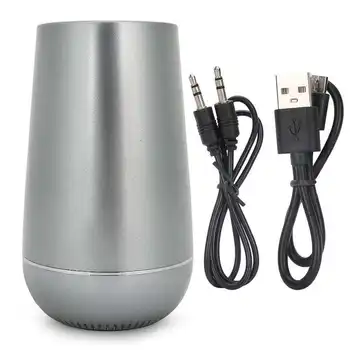 Speaker Silver Gray Aluminium Alloy Wireless Speaker Multi‑directional Compatibility Mini Sound with Lossless Bass Surround
Speaker Silver Gray Aluminium Alloy Wireless Speaker Multi‑directional Compatibility Mini Sound with Lossless Bass Surround
