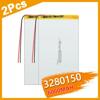 2Pcs 3280150 Lithium Polymer Battery 3.7V Li ion 6000MAH Large Capacity Batteria Rechargeable Cell Replacement for Tachograph
2Pcs 3280150 Lithium Polymer Battery 3.7V Li ion 6000MAH Large Capacity Batteria Rechargeable Cell Replacement for Tachograph