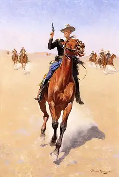 4 Hand Painted Art Paintings by College Teachers - the trooper cowboy Frederic Remington - Oil Painting on Canvas
4 Hand Painted Art Paintings by College Teachers - the trooper cowboy Frederic Remington - Oil Painting on Canvas