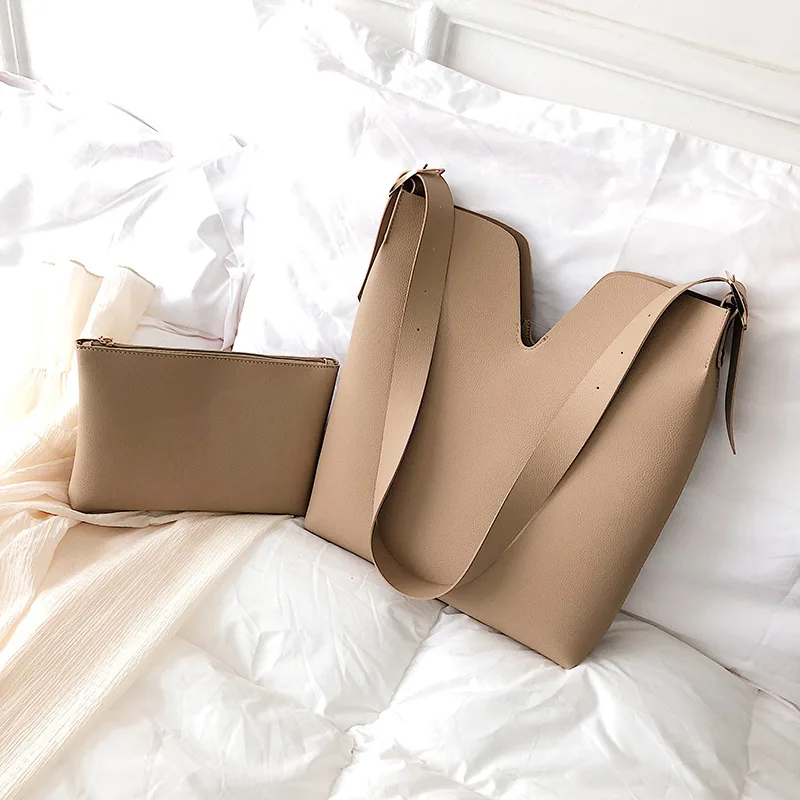 Lady Bag Two-Piece Set Different Size Bags 2019 New Style Fashion Simple Large Capacity Hand Shoulder WOMEN'S Bag
Lady Bag Two-Piece Set Different Size Bags 2019 New Style Fashion Simple Large Capacity Hand Shoulder WOMEN'S Bag