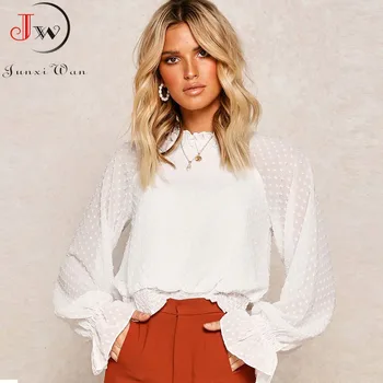 Elegant Chiffon Blouses Women Spring Summer Solid Long Sleeve Shirts Casual Ruffles Blouse Vintage Tops Blusas Plus Size
Elegant Chiffon Blouses Women Spring Summer Solid Long Sleeve Shirts Casual Ruffles Blouse Vintage Tops Blusas Plus Size