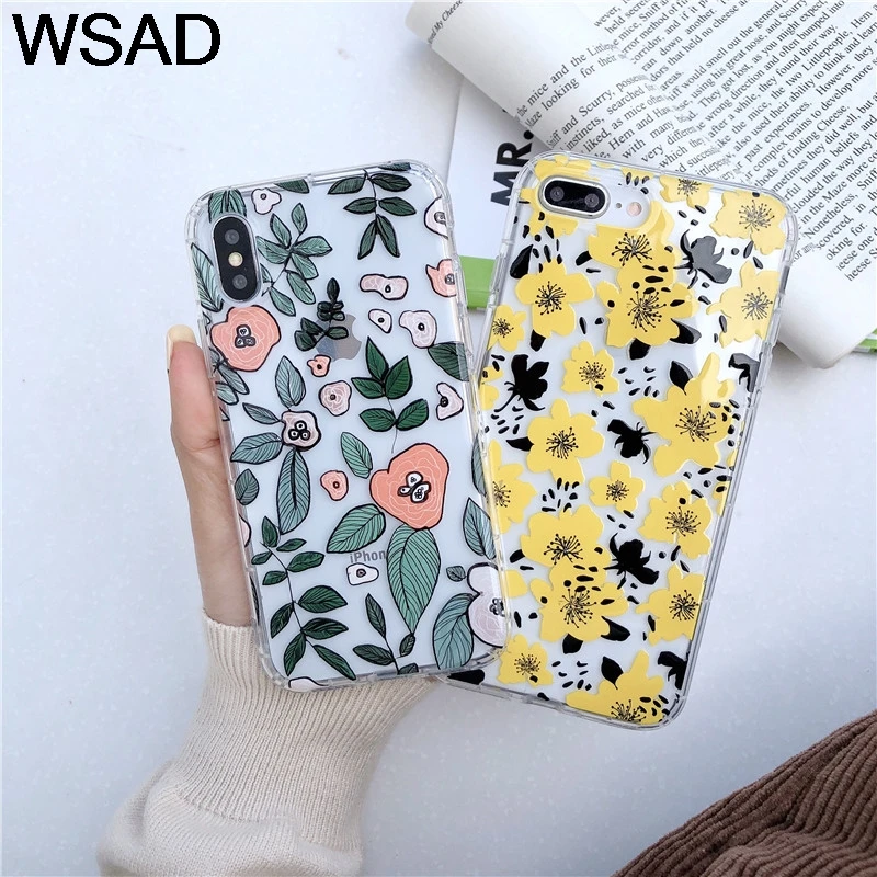 Clear Flowers Leaves Pattern Phone Case Coque For iPhone 11 8 6 6S 7 Plus X XS XR Max Soft Transparent Silicone Cover XS Max
Clear Flowers Leaves Pattern Phone Case Coque For iPhone 11 8 6 6S 7 Plus X XS XR Max Soft Transparent Silicone Cover XS Max