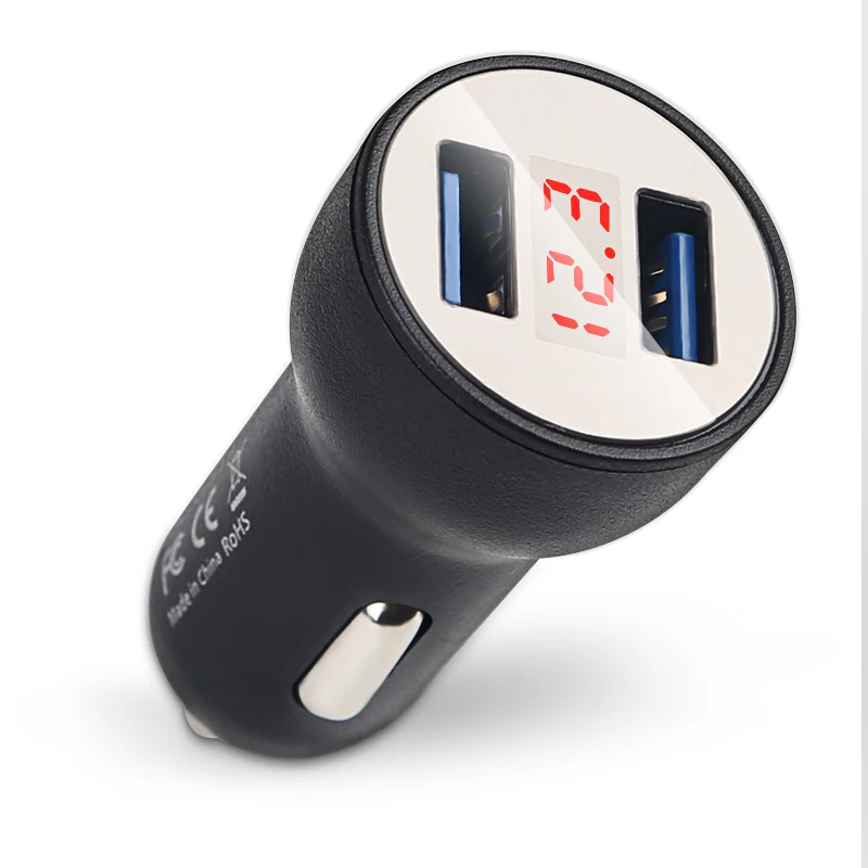 Auto 12v USB Charging Power Adapter Socket 2 Ports LCD Display 3.1A Car USB Cigarette Lighter Socket Charger For Smart Phone
Auto 12v USB Charging Power Adapter Socket 2 Ports LCD Display 3.1A Car USB Cigarette Lighter Socket Charger For Smart Phone