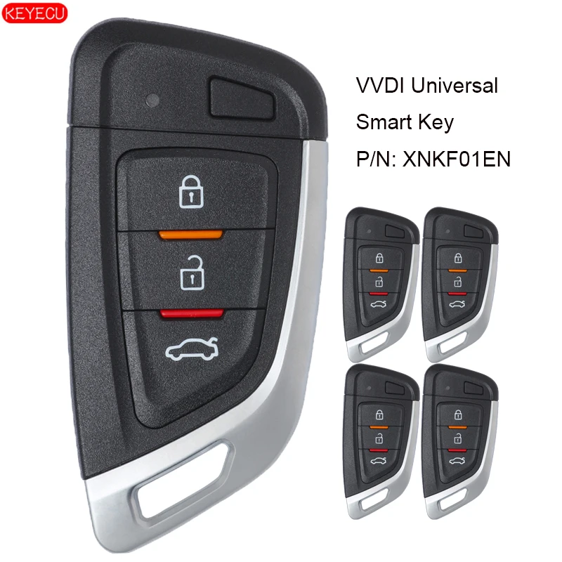 KEYECU 5PCS/Lot XHORSE VVDI Universal Remotes Smart Key with Proximity Function PN: XNKF01EN English Version 
KEYECU 5PCS/Lot XHORSE VVDI Universal Remotes Smart Key with Proximity Function PN: XNKF01EN English Version