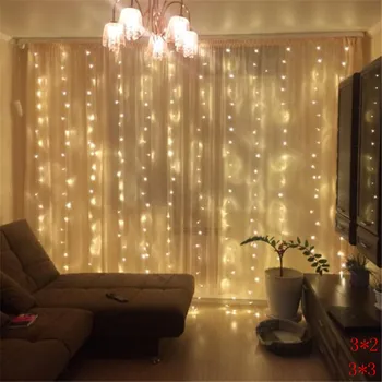 New Year 3M x 3M Outdoor Curtain Icicle 300LED String Lights 8 Modes Fairy Garland Home For Christmas Holiday Wedding Party
New Year 3M x 3M Outdoor Curtain Icicle 300LED String Lights 8 Modes Fairy Garland Home For Christmas Holiday Wedding Party