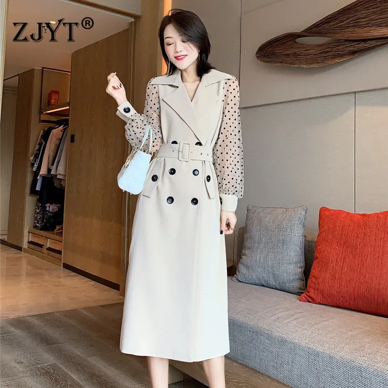 Elegant Office Lady Spring Dress 2020 New High Fashion Women's Notched Collar Polka Dot Sleeves Patchwork Midi Dress
Elegant Office Lady Spring Dress 2020 New High Fashion Women's Notched Collar Polka Dot Sleeves Patchwork Midi Dress
