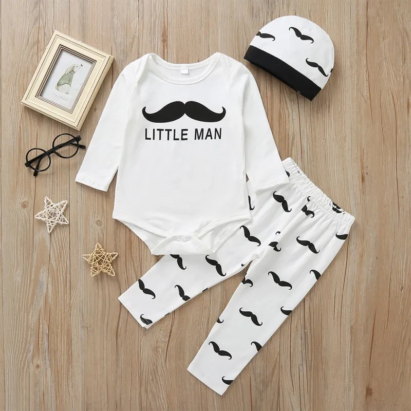 Baby Set Soft Material Spring Autumn Casual Baby Boy Printing Rompers And Trousers And Hat Kids Three-piece Outfit Set For Boy
Baby Set Soft Material Spring Autumn Casual Baby Boy Printing Rompers And Trousers And Hat Kids Three-piece Outfit Set For Boy