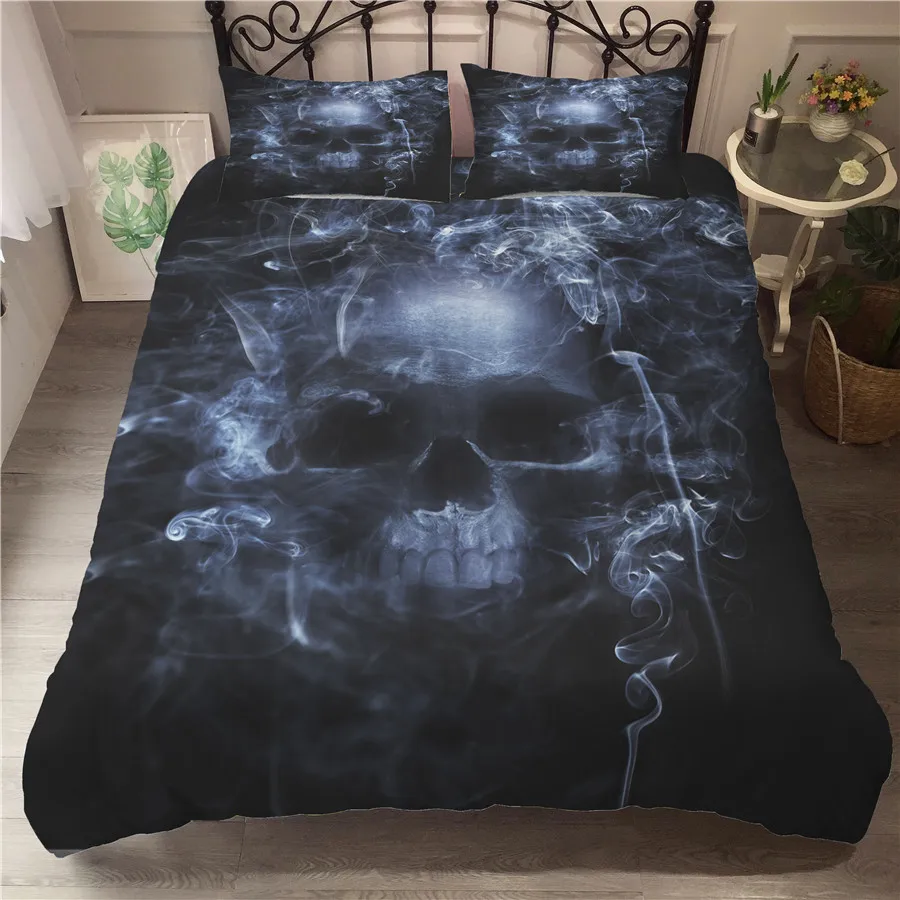 A Bedding Set 3D Printed Duvet Cover Bed Set Skull Cranium Home Textiles for Adults Bedclothes with Pillowcase #KL25
A Bedding Set 3D Printed Duvet Cover Bed Set Skull Cranium Home Textiles for Adults Bedclothes with Pillowcase #KL25
