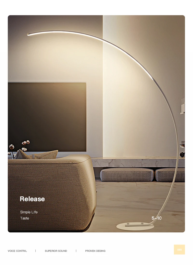 Modern simple LED Floor Lamps luxury standing lamp Floor Lights for Living Room Foyer Study Dining Room Bedroom home Decor