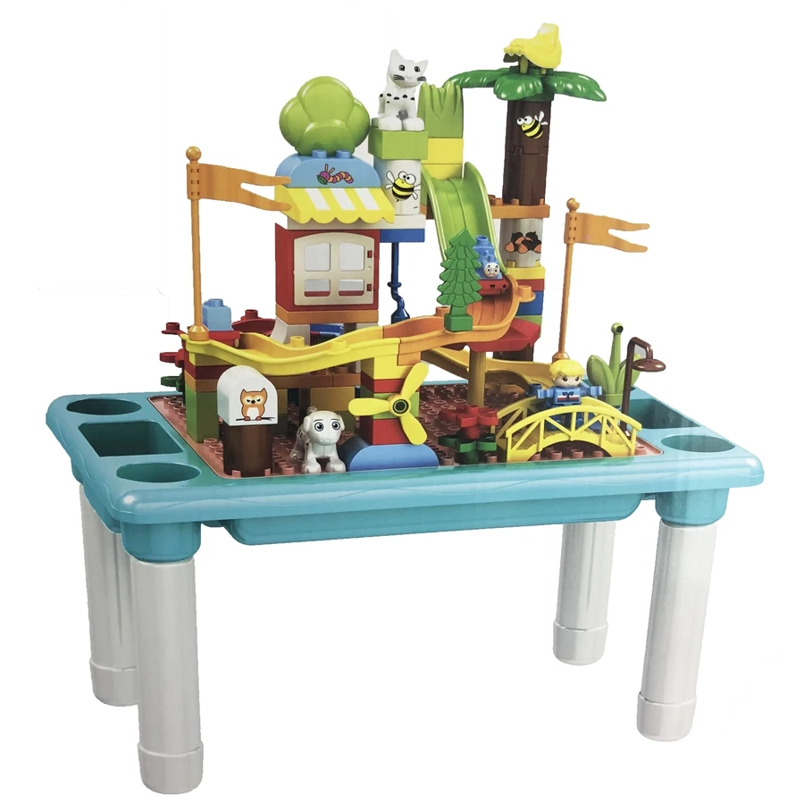 Multifunction Building Blocks Desk with 78pcs Big Blcoks 46cm Colorful Table Early Education Toys Kit findit
Multifunction Building Blocks Desk with 78pcs Big Blcoks 46cm Colorful Table Early Education Toys Kit findit