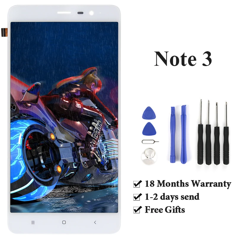 5.5" inch LCD Screen For xiaomi Redmi Note3 Display Digitizer Phone Replacement Assembly LCD For xiaomi Redmi Note 3 Display
5.5" inch LCD Screen For xiaomi Redmi Note3 Display Digitizer Phone Replacement Assembly LCD For xiaomi Redmi Note 3 Display