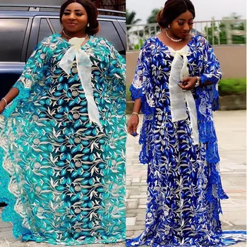 Plus Size African Dashiki Women Floral Lace Embroidery Fashion Bow Hollow Out Long Maxi Dress Loose Muslim Abaya Bazin Robe Gown
Plus Size African Dashiki Women Floral Lace Embroidery Fashion Bow Hollow Out Long Maxi Dress Loose Muslim Abaya Bazin Robe Gown