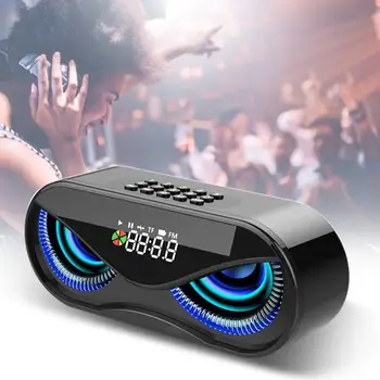 Cool Owl Design Double Speaker Soundbar with Subwoofer LED Flash Bluetooth Speakers Wireless Sound Bar Radio Alarm Clock boombox
Cool Owl Design Double Speaker Soundbar with Subwoofer LED Flash Bluetooth Speakers Wireless Sound Bar Radio Alarm Clock boombox