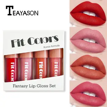 Matte Lip Glaze Set Lasting Easy To Color Moisturizing Non-marking Lip Gloss Waterproof Liquid Lipstick Lip Makeup TSLM1
Matte Lip Glaze Set Lasting Easy To Color Moisturizing Non-marking Lip Gloss Waterproof Liquid Lipstick Lip Makeup TSLM1