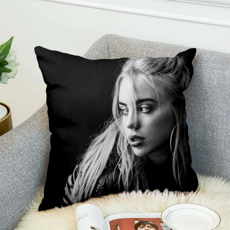 billie eilish Pillow Case Polyester Decorative Pillowcases Throw Pillow Cover style-4
billie eilish Pillow Case Polyester Decorative Pillowcases Throw Pillow Cover style-4