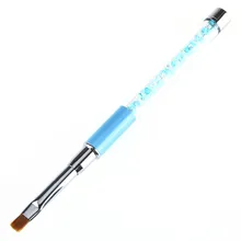 Uv gel caneta arte do prego escultura caneta escovas acrílico lidar com ferramenta de salão de beleza pintura caneta desenho escova para unhas gradiente ferramenta da arte do prego(China)