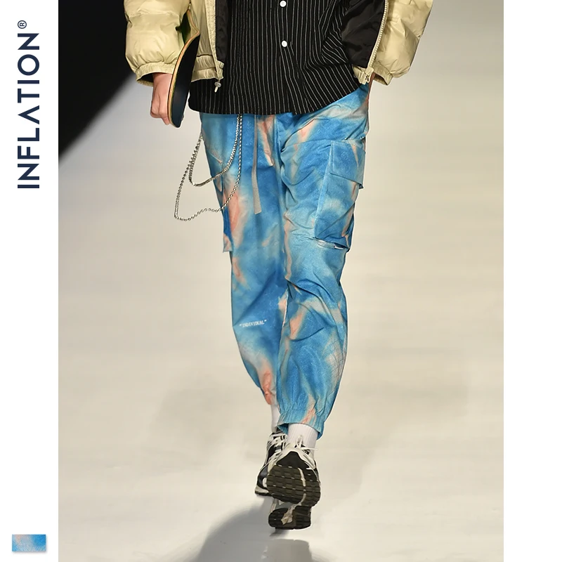 INFLATION 2019 FW Men Die Dye Jogger Pants Loose Fit Men Autumn Jogger Pants Elastic Waist Men Streetwear Tie Dye Pants 93423W
INFLATION 2019 FW Men Die Dye Jogger Pants Loose Fit Men Autumn Jogger Pants Elastic Waist Men Streetwear Tie Dye Pants 93423W