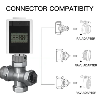 Tuya ZigBee 3.0 Smart Thermostat Heater TRV Thermostatic Radiator Voice Control Thermostatic Radiator Valve Smart Thermostat
Tuya ZigBee 3.0 Smart Thermostat Heater TRV Thermostatic Radiator Voice Control Thermostatic Radiator Valve Smart Thermostat