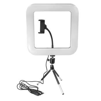 28CM Dimmable LED Square Light With Tripod Live Fill Light Mobile Phone Holder Selfie Photography Fill Light
28CM Dimmable LED Square Light With Tripod Live Fill Light Mobile Phone Holder Selfie Photography Fill Light