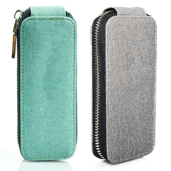 

2 Colors Denim Button Case Smoke Wallet Leather Case for RELX Electronic Cigarette Box Case