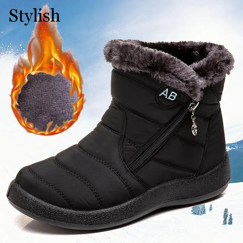 Ankle Boots Winter Snow Boot Female Flats Shoes Solid Fashion Warm Zippers Plus Size Casual Short Plush Woman Boots
Ankle Boots Winter Snow Boot Female Flats Shoes Solid Fashion Warm Zippers Plus Size Casual Short Plush Woman Boots