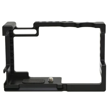 M6 Camera Metal Cage for Canon M6 Mark II Dslr Form-Fitting Cage with Integrated Handgrip/Cold Shoe Mount Vlog Rig