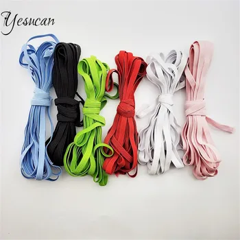 Yesucan 0.3cm 0.6cm color earband elastic band 5 yard 10 yard color elastic band diy ribbon mask rope mask face protection rope
Yesucan 0.3cm 0.6cm color earband elastic band 5 yard 10 yard color elastic band diy ribbon mask rope mask face protection rope