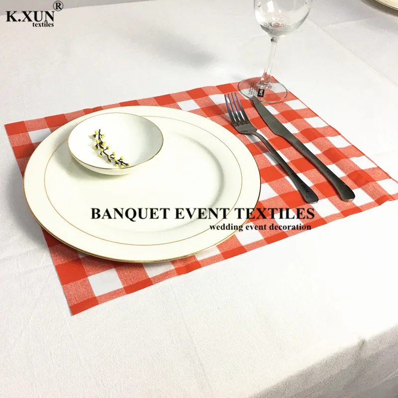 New Design Plaid PVC Table Mat Waterproof Tablecloth Napkin For Wedding Event Decoration
New Design Plaid PVC Table Mat Waterproof Tablecloth Napkin For Wedding Event Decoration