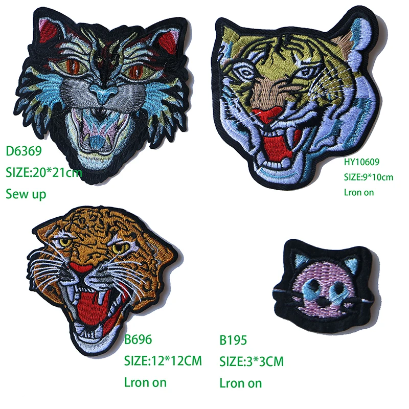 3D Powerful and handsome tiger head Patch for Clothing Sticker for Children Boy Girl DIY Patches T-shirt Heat Transfer Badges
3D Powerful and handsome tiger head Patch for Clothing Sticker for Children Boy Girl DIY Patches T-shirt Heat Transfer Badges
